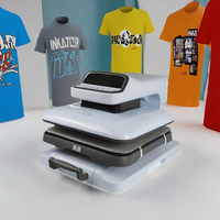 Nouvelle presse à chaud automatique pour l'impression de t-shirts et l'impression de cartes, machine de transfert thermique à plat, créateur d'étiquettes DIY