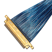 Assemblage de câble EDP LVDS personnalisé 40 broches à 30 broches avec micro-connecteurs coaxiaux pour utilisation sur panneau d'affichage LCD pour ordinateur