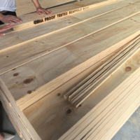 Bois de construction LVL 2x4x8, matériaux en pin, contreplaqué 2x6 traité E1, écologique, résistant à l'eau, première qualité