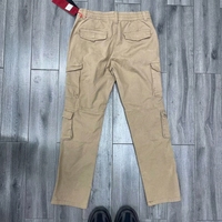 BAWANGCHENG Pantalon cargo à jambes droites de haute qualité 100% coton, taille plus, style streetwear hip-hop, pour hommes, imperméable et anti-plis