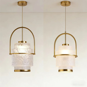 <span class=keywords><strong>Lampadario</strong></span> Nordic Semplice per Ristorante, Faretto di Lusso di Design LED 3000K in Vetro e Ferro per Catering, Hot Pot, Caffè, Bar, Bancone - Product Image 1