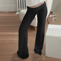 Pantalon skinny d'été pour femme, patchwork, haute qualité, écologique, séchage rapide, taille élastique avec cordon de serrage, longueur intégrale, décontracté