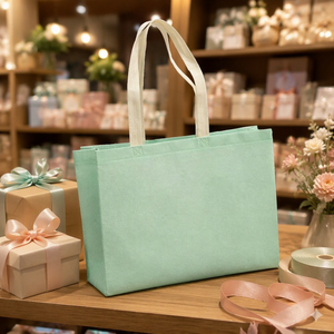 Richer Woven Look Fabric Nonwoven Recyclable Gift <b>Bags</b> Wholesale Fast Delivery Lightweight Foldable Travel Accessory Water - Product Image 5