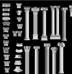 Componentes Decorativos Arquitectónicos Ornamentados Europeos de Alta Calidad, Capitel de Pilar Romano Decorativo de GRC en Venta - Product Image 6