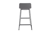 Tabouret de bar chaise haute pieds en acier chaises de bar noires pour cuisine tabouret de bar moderne