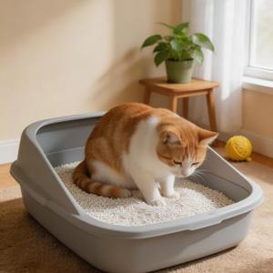 DongnaiPETS 2kg Litière pour chat écologique biodégradable à base d'amidon de maïs, agglomération rapide, hautement absorbante, contrôle des odeurs supplémentaire, sans poussière - Product Image 1
