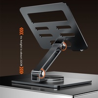 Support de tablette en métal rotatif 360 MT131 en alliage d'aluminium supportant fermement le réglage libre