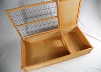 Maison en bois de luxe personnalisée en bois de sapin chinois pour petit tortue ou hamster