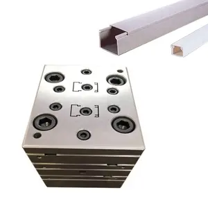 PVC trunking die mould/cable channel extrusion tooling/UPVC wiring duct plastic extrusion mould