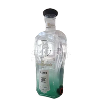 Modèle de bouteille d'eau gonflable géante personnalisée en tissu Oxford PVC avec ventilateur intégré et impression UV