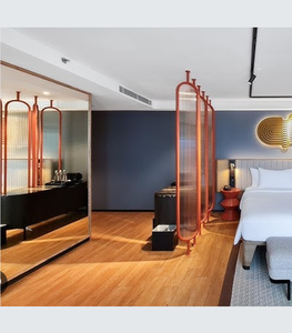 Espejo <span class=keywords><strong>de</strong></span> tocador con marco <span class=keywords><strong>de</strong></span> acero inoxidable <span class=keywords><strong>para</strong></span> Villa <span class=keywords><strong>de</strong></span> Hotel dorado lujoso <span class=keywords><strong>de</strong></span> latón satinado, pantalla colgante <span class=keywords><strong>de</strong></span> techo <span class=keywords><strong>para</strong></span> montaje en pared - Product Image 3