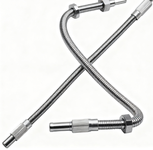 304 Paslanmaz Çelik Esnek Kaz Boynu Hortumu - Ev/Atölye Aletleri için Çok Açılı Ayarlanabilir Metal Uzatma Borusu - Product Image 2