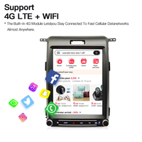 Radio de Coche STWEI de 12.1'' con Android 15 para Ford F150 2013-2015, Pantalla Estilo Tesla, Carplay, Navegador Multimedia, Reproductor de Video, Estéreo Automotriz, GPS y 4G