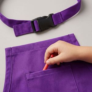 Lot de 8 tabliers de chef imperméables et ajustables pour enfants, avec 2 poches, style bavoir, pour cuisine, artisanat, peinture, garçons et filles - Product Image 4