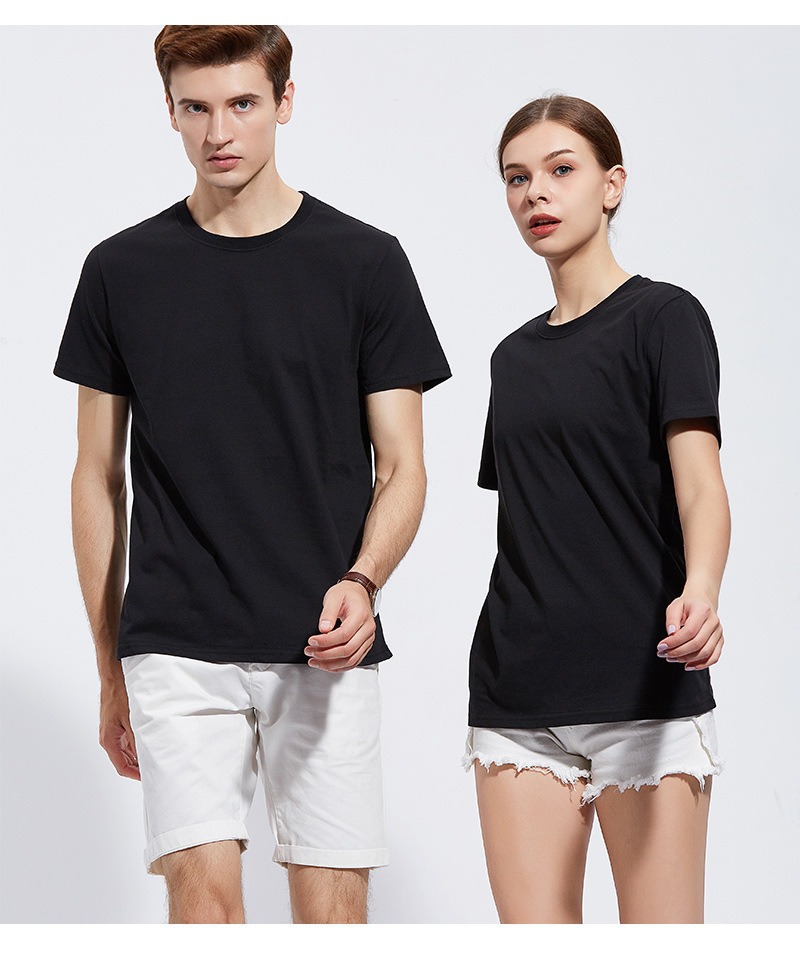 Wholesale Sale Fashion High Quality 0-Neck 100% Cotton T-Shirts for Men's and Women's Clothing