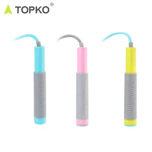 TOPKO Custom durable Heavy Cordless Speed Weighted beads Skipping Rope Jump Ropes