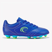 Chaussures de football en cuir synthétique respirant en cuir PU fabriquées par le fabricant, chaussures de football tendance pour hommes