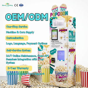 เครื่องทำป๊อปคอร์นสด GJ401 แบบเชิงพาณิชย์ เครื่องจำหน่ายขนมขบเคี้ยวอัตโนมัติ ผู้ผลิตเครื่องจำหน่ายป๊อปคอร์นอัจฉริยะ - Product Image 2