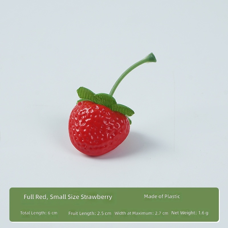 Red New all-red small strawberry