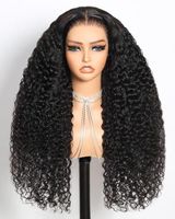 Perruque en cheveux humains vierges bruts bouclés Pixie Birmans, alignement des cuticules, sans colle, Lace Front, 100% cheveux humains bruts, vente en gros