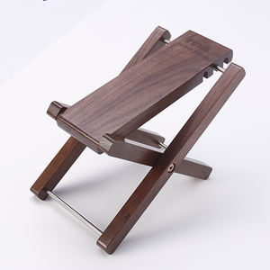 लकड़ी के गिटार फुट पेडल समायोज्य, ध्वनिक गिटार क्लासिक और गर्म रंग पेडल खेलने के लिए समायोज्य - Product Image 1