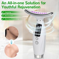 Masseur de cou anti-âge rechargeable, outil de beauté pour le lifting du visage pour femmes, pour réduire les rides du cou et les plis nasogéniens