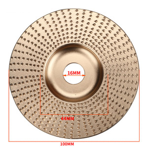 5/8インチアングルグラインダー木工用サンドディスク彫刻モールディングホイール茶粉砕ホイール - Product Image 4