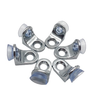 工場直接販売家具ハードウェア亜鉛合金ガラス棚支持ピンキャビネット棚ブラケット - Product Image 1