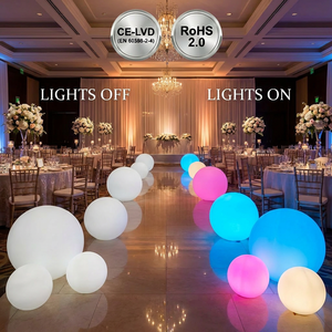 <span class=keywords><strong>Lampe</strong></span> sphérique LED électrique certifiée CE, étanche IP68, RGB, 16 couleurs changeantes, luminaire pour jardin extérieur |   Quantité minimum de commande : 1 pièce - Product Image 4
