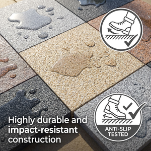 Dalles <span class=keywords><strong>de</strong></span> pavage en porcelaine <span class=keywords><strong>de</strong></span> qualité commerciale 300x300mm 18mm, carrelage extérieur moderne en brique réfractaire, <span class=keywords><strong>antidérapant</strong></span>, antibactérien pour <span class=keywords><strong>salle</strong></span> <span class=keywords><strong>de</strong></span> <span class=keywords><strong>bain</strong></span> d'hôtel - Product Image 3