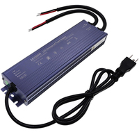 Alimentation LED 24V 500W extérieure étanche IP67, transformateur adaptateur AC100V-130V vers sortie DC24V 20.8A pour éclairage LED