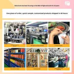 Calzini da Uomo a Metà Polpaccio in Cotone Pettinato Antibatterico, Vendita all'Ingrosso, Deodoranti, Traspiranti, Assorbenti, Senza Cuciture, per Giovani - Product Image 4