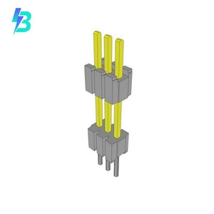 Connettore DWM-03-55-<span class=keywords><strong>L</strong></span>-S-380 3P Header <span class=keywords><strong>Spacer</strong></span> Flex Stack DWM, passo 1.27mm, placcato oro, DWM0355LS380, Foro Passante - Fornitore di Connettori - Product Image 1