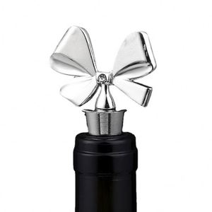 <b>Wine</b> Accessories Party Metal Bowknot Shape Decoration <b>Wine</b> Bottle Stopper Zinc Alloy Durable Champagne Bottle Stopper - Product Image 5