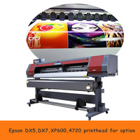 Plotter Digital Eco Solvente de 1.8m - Impresora de Gran Formato con Cabezal Simple/Doble DX5 DX7 I3200 para Pancartas Flexibles