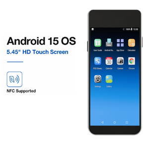 Nouveau terminal de point de vente mobile Android <span class=keywords><strong>15</strong></span>, connectivité Bluetooth USB Wi-Fi, écran HD 5,5 pouces, <span class=keywords><strong>NFC</strong></span>, 3+32 Go, pour <span class=keywords><strong>la</strong></span> restauration et le commerce de détail - Product Image 1