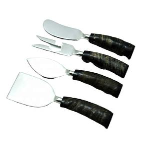 Ensemble de gadgets à fromage en acier, poignée en corne naturelle de bonne qualité, accessoires de cuisine, nouveau Design, ensembles d'ustensiles de cuisine occidentaux - Product Image 6