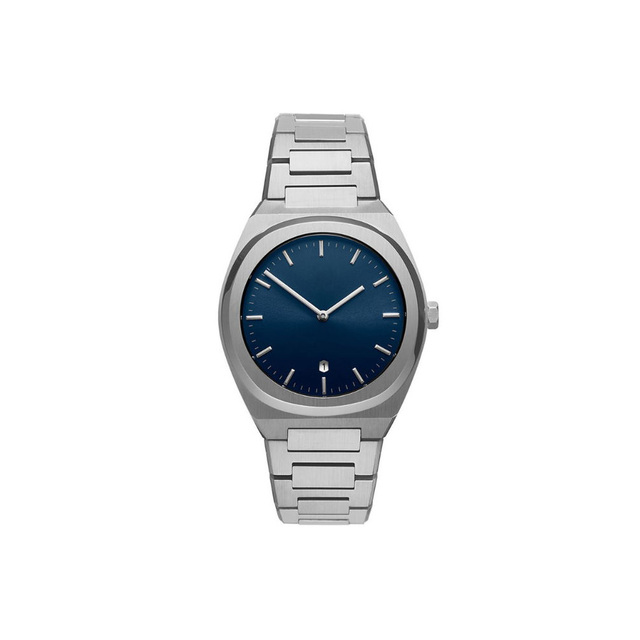 High Quality Men Stainless Steel Strap Fashion Quartz Wrist Watches Japan Movement with Calendar Watch