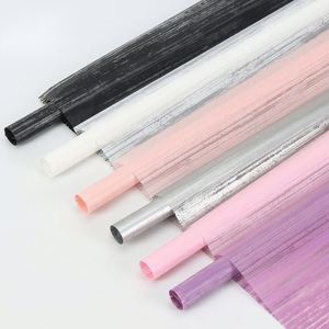 Papier d'emballage pour bouquet coloré, design 2020, papier d'emballage pour fleuriste avec impression de lignes irrégulières - Product Image 1