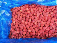 Fraises lyophilisées entières emballées en vrac