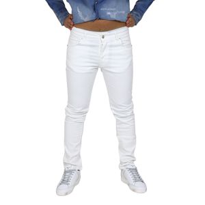 Nms40005je pantaloni da Jogging bianchi x taglia pantaloni larghi con decorazioni con cerniera Logo personalizzate con motivo dritto colorato lavaggio - Product Image 5