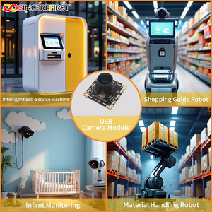 โมดูลกล้อง USB 2.0 แบบโมโน 45fps ความละเอียด 5MP เซ็นเซอร์ 1/2.5 นิ้ว เทคโนโลยี COB สำหรับการมองเห็นทางอุตสาหกรรม การตรวจสอบมือถือ การตรวจจับความเร็วสูง - Product Image 4