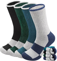 Xianghui conception de logo personnalisé Oem botte tactique Trekking randonnée en plein air chaud équipage longues chaussettes de sport athlétique