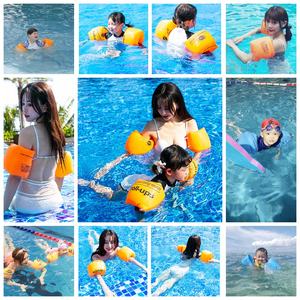 インフレータブルアームバンドフローティングスリーブウォーターウィングスイミングアームフロート - Product Image 4