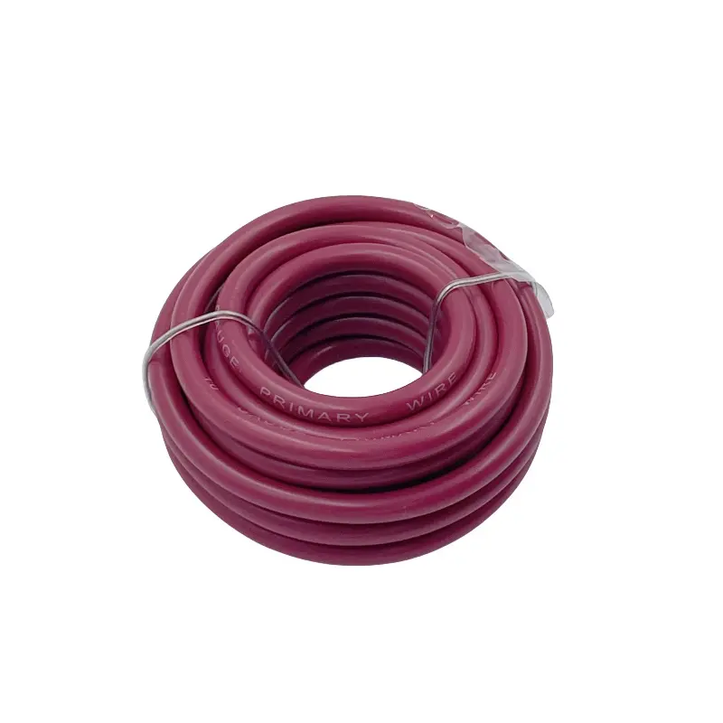 Specializing in the production of red blue 10ga pure copper audio power cable
