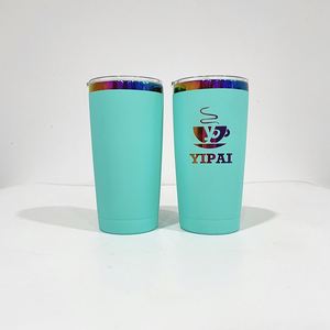 Paquete de 12 Vasos Personalizados con Logotipo para Regalos de San Valentín, Vaso de Acero Inoxidable Aislado al Vacío con Recubrimiento Arcoíris de 20 oz para Grabado Láser - Product Image 3