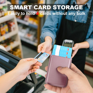 Индивидуальные дамы Магнитный Pu кожаный бумажник минималистский зажим для карт для iphone 12/13/14/15/16 - Product Image 5