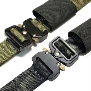 Correa de perro de entrenamiento personalizada al por mayor correa de perro táctica con clip de rana estilo resistente con mango acolchado y hebilla de metal - Product Image 2