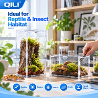 Enclos pour reptiles en acrylique transparent sur mesure, multi-tailles, boîte d'élevage, terrarium pour gecko, lézard, serpent