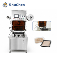 Machine de scellage de barquettes à azote Shuchen à haute efficacité, à faible consommation d'énergie et à faible consommation pour l'emballage MAP des aliments surgelés